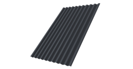 Профнастил С21R 0.45 PE RAL 7024 мокрый асфальт
