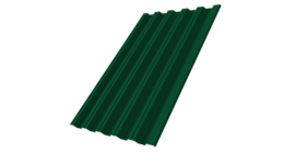 Профнастил НС35 R 0.45 PE RAL 6005 зеленый мох