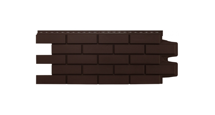 Фасадная панель Grand Line Клинкерный кирпич Classic шоколадный