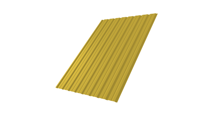 Профнастил С10В 0.45 PE RAL 1018 цинково-желтый