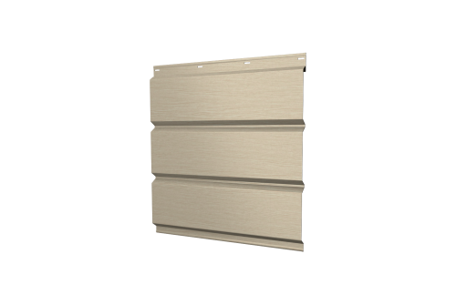 Софит металлический без перфорации 0,45 Print Elite с пленкой Milky Wood TwinColor