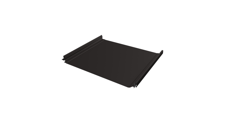 Кликфальц Pro Grand Line 0,45 PE с пленкой на замках RR 32 темно-коричневый