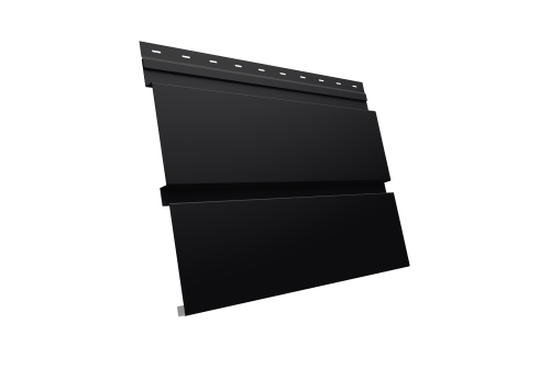 Квадро брус 0.5 Satin Мatt с пленкой RAL 9005 черный