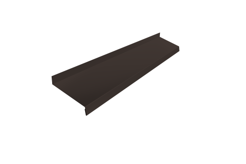 Отлив простой 100 0,5 GreenCoat Pural BT, matt RR 32 темно-коричневый (2м)