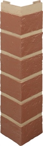 Наружный угол Кирпич (красный)  АП110*460*30 (уп-ка 10 шт.)