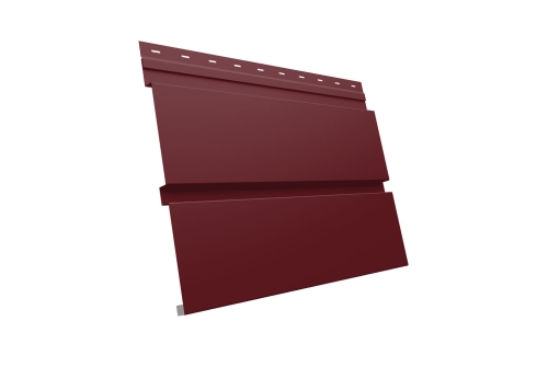 Квадро брус 0.5 Satin Matt TX с пленкой RAL 3005 красное вино