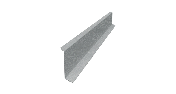 Планка примыкания в штробу 60 0,7 Zn (3м)