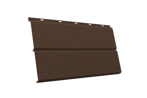 ЭкоБрус 0,345 Gofr 0.45 Drap ST RAL 8017 шоколад