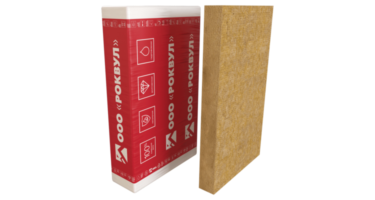 Утеплитель Rockwool Фасад Баттс Оптима, 1000х600х50мм (в упак.0,18 м3)