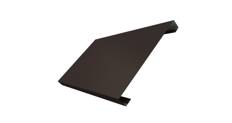 Ламель лицевая 200 забора жалюзи Texas 0.5 Drap TX RR 32 темно-коричневый