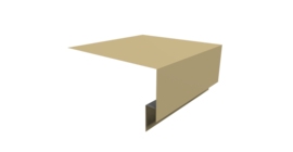 Планка околооконная сложная Экобрус Grand Line 250х75х25 0,45 PE с пленкой RAL 1014 слоновая кость (2м)