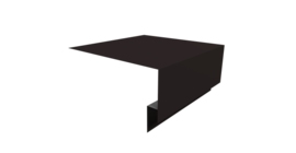 Планка околооконная сложная Экобрус Grand Line 250х75х25 0,5 Satin с пленкой RAL 9005 черный (2м)