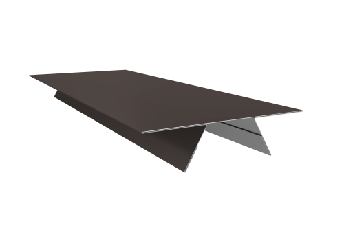 Планка стыковочная составная верхняя 0,5 Satin Matt RR 32 темно-коричневый (2м)