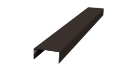 Крышка 30х15 жалюзи Texas 0,45 Drap TR RR 32 темно-коричневый (3м)