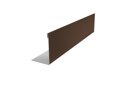 Нащельник 125 Texas 25х35 0,5 Satin Matt TX RAL 8017 шоколад (L2,0)