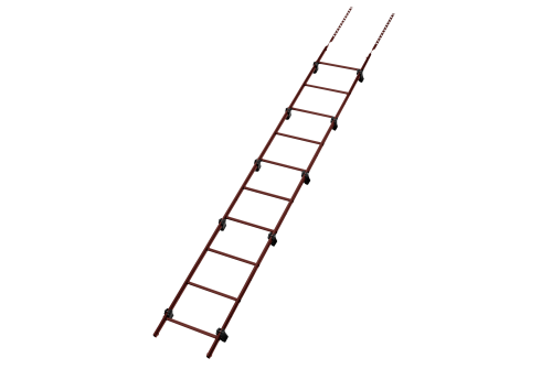 Лестница кровельная Grand Line RAL 3009 2,76м